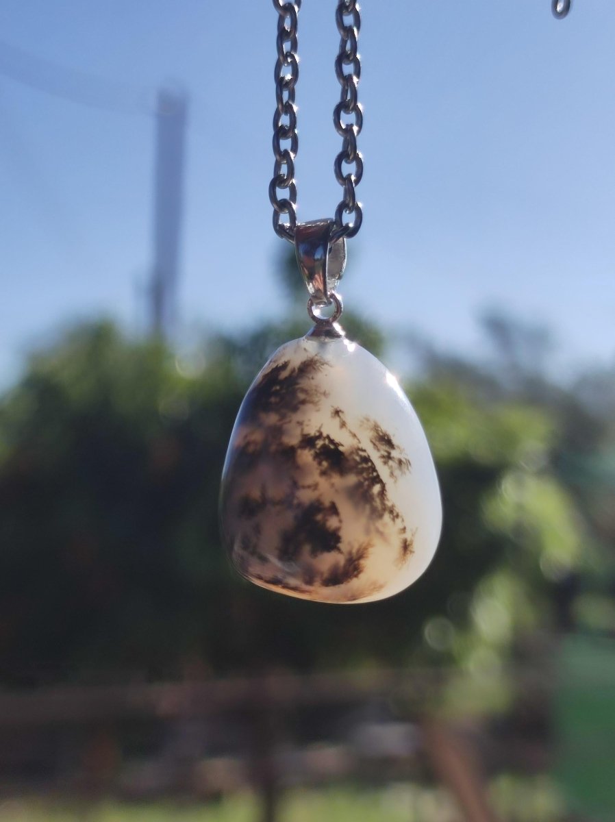 Andenopal inkl. 925 Silberöse ~ Edelstein ~Kette ~selten ~HIPPIE ~GOA ~Boho ~Ethno ~Nature ~Heilstein ~Sammler ~Wertanlage - Art of Nature Berlin