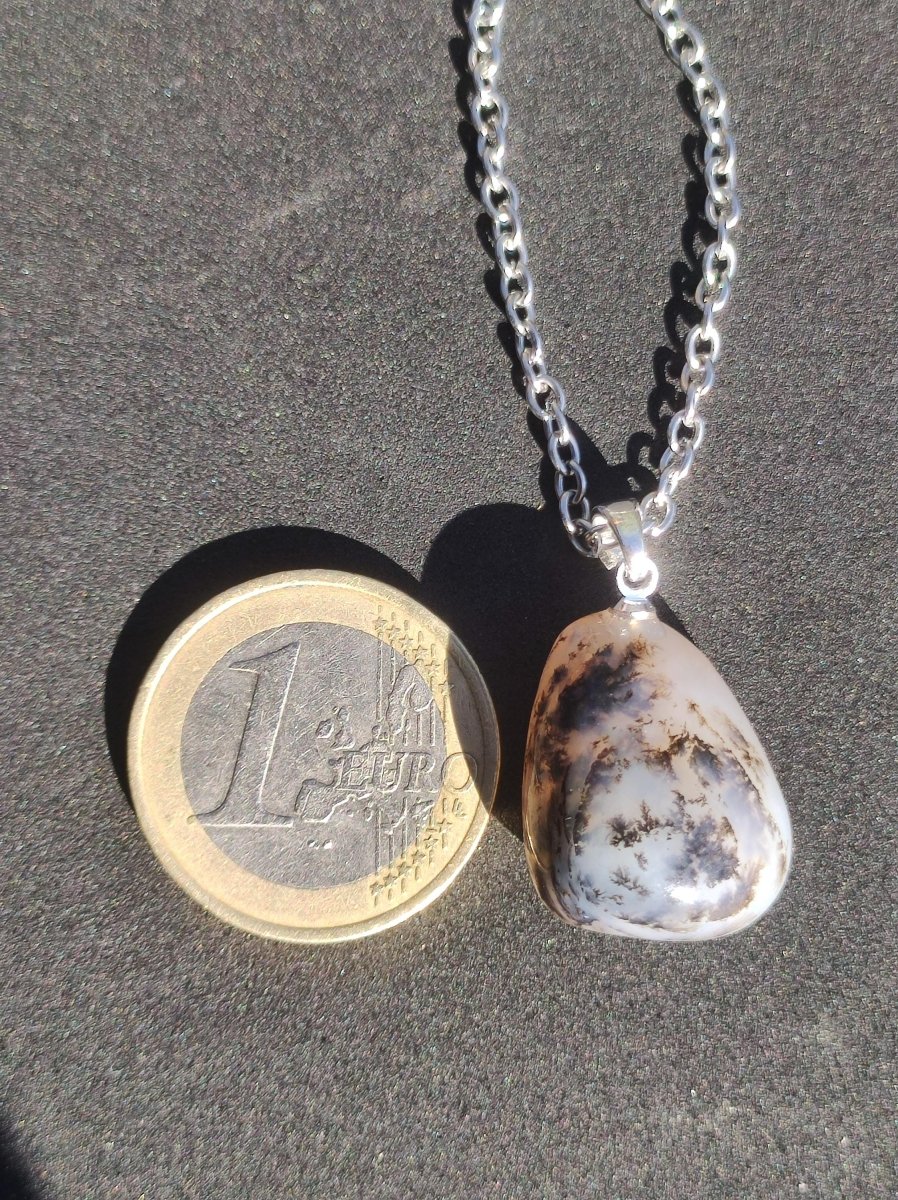 Andenopal inkl. 925 Silberöse ~ Edelstein ~Kette ~selten ~HIPPIE ~GOA ~Boho ~Ethno ~Nature ~Heilstein ~Sammler ~Wertanlage - Art of Nature Berlin