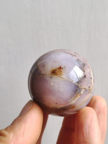 Andenopal Kugel Rosa Pink Opal ~ Edelstein Meditation Deko Sphere Crystal HIPPIE GOA Boho Ethno Heilstein Ethical Mining Fair Trade Rarität - Art of Nature Berlin