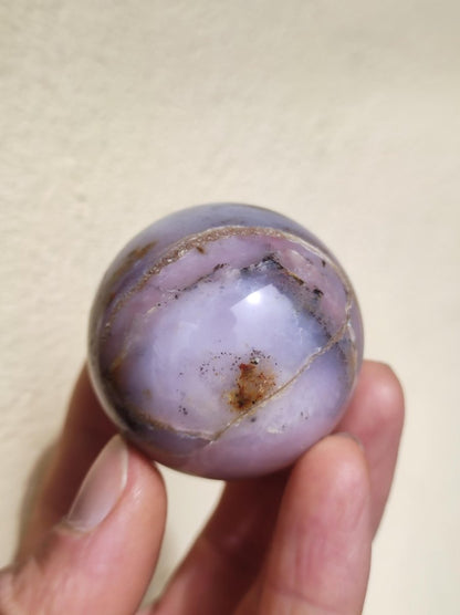 Andenopal Kugel Rosa Pink Opal ~ Edelstein Meditation Deko Sphere Crystal HIPPIE GOA Boho Ethno Heilstein Ethical Mining Fair Trade Rarität - Art of Nature Berlin