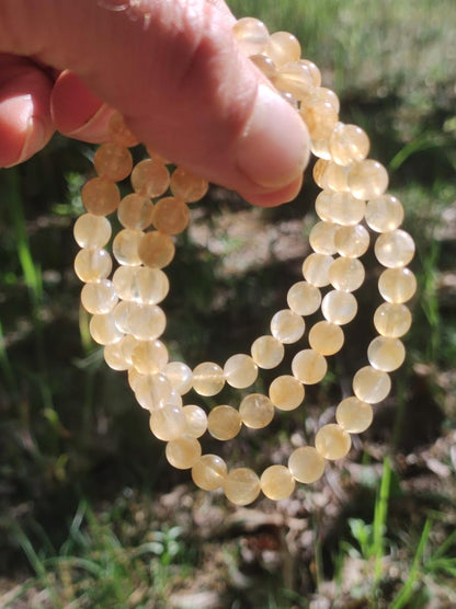 Andesin AAA *Rarität* - Edelstein Armband gelb gold GOA Hippie Boho Natur Heilstein Geschenk Er Sie Mann Frau Freund Rarität Kraft Chakra - Art of Nature Berlin