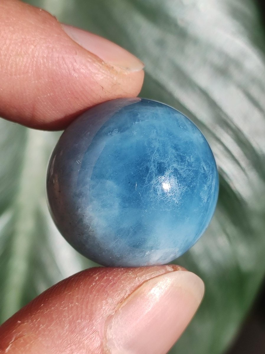 Aquamarin A - Kugel Deko Sphere Kristall blau Natur kleine Kristall Meditation ~Geschenk Freund Er Sie Freund Mineral Rarität - Art of Nature Berlin