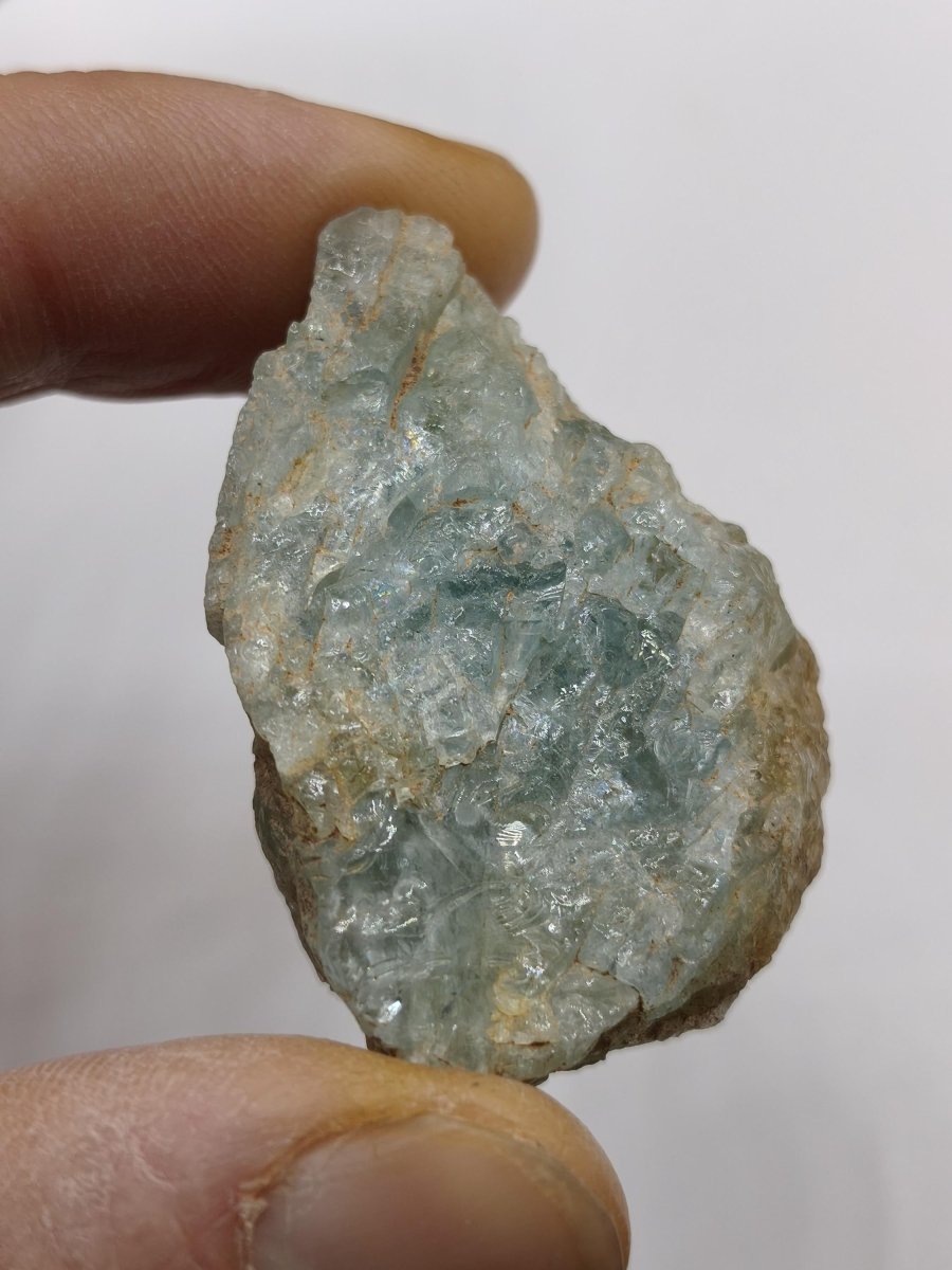 Aquamarin Beryll Kristallstufe – Blau Naturkristalle – Stufe Mineralien Sammler Heilstein Deko Brasilien - Art of Nature Berlin