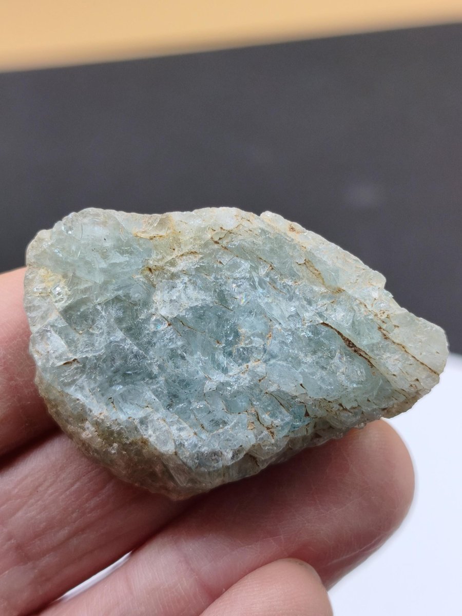 Aquamarin Beryll Kristallstufe – Blau Naturkristalle – Stufe Mineralien Sammler Heilstein Deko Brasilien - Art of Nature Berlin