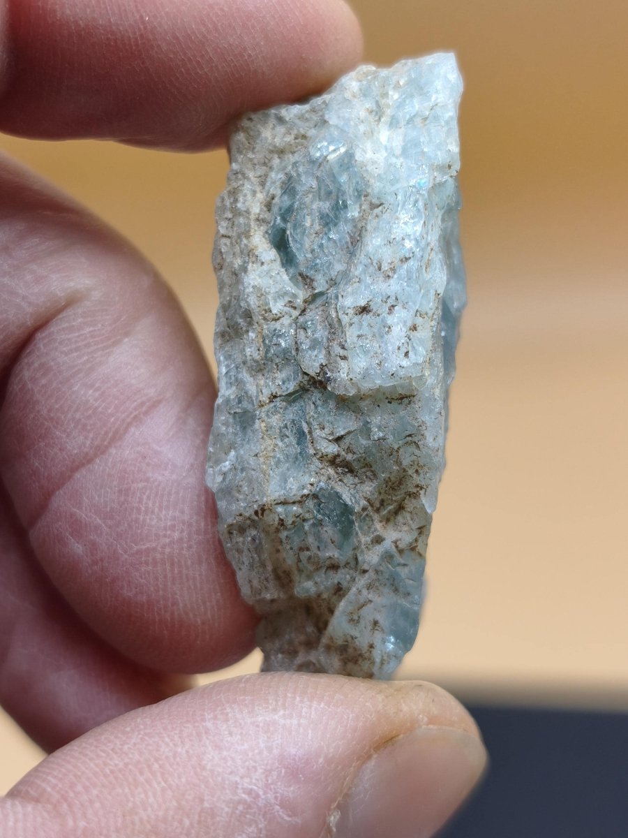 Aquamarin Beryll Kristallstufe – Blau Naturkristalle – Stufe Mineralien Sammler Heilstein Deko Brasilien - Art of Nature Berlin