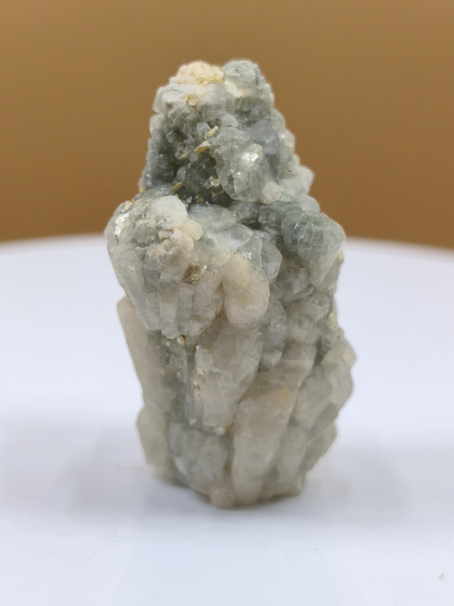 Aquamarin Beryll Kristallstufe – Blaugraue Naturkristalle – 37 mm Stufe Mineralien Sammler Heilstein Deko Brasilien - Art of Nature Berlin