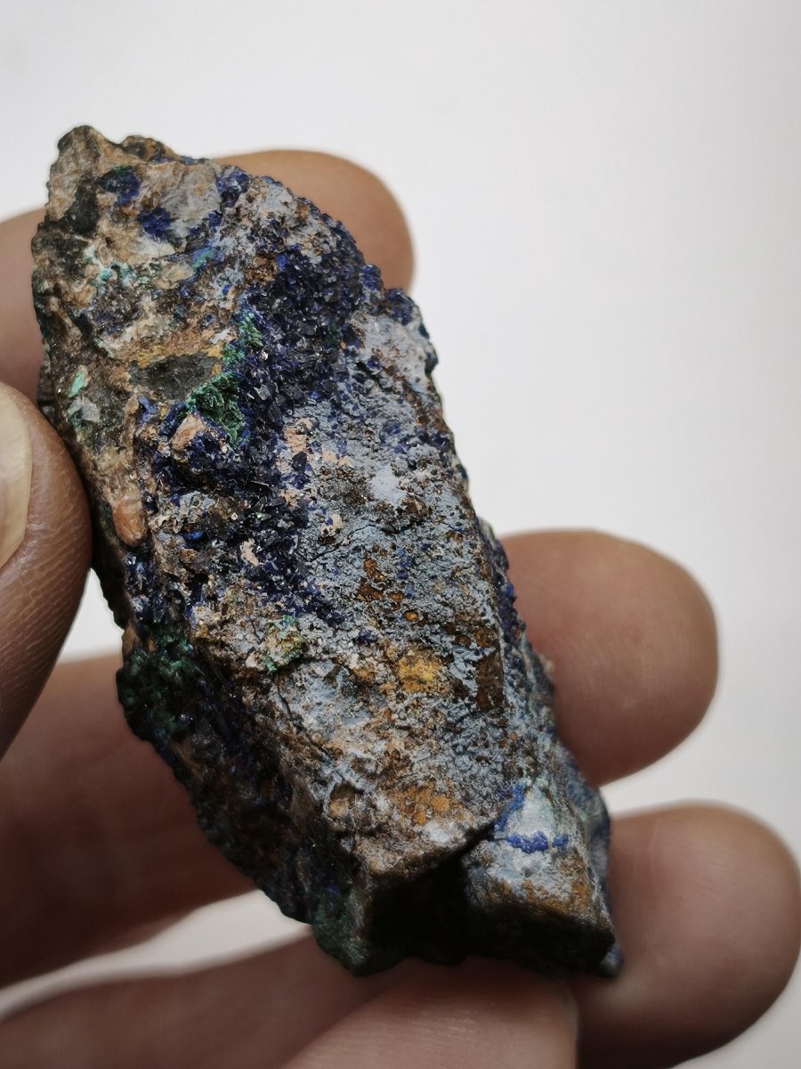Azurit & Chrysokoll aus Marokko Stufe Heilstein Edelstein Mineral Sammler - Art of Nature Berlin