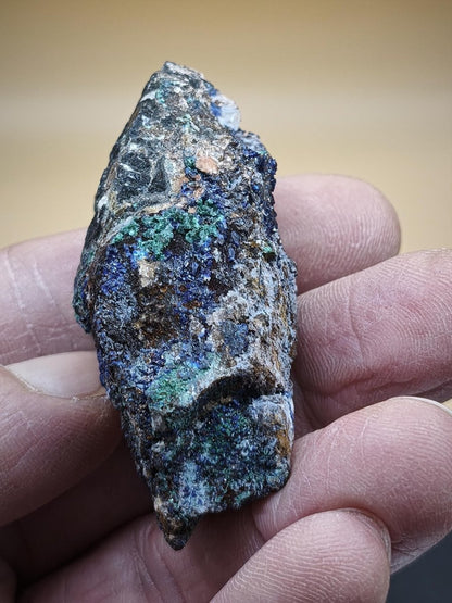Azurit & Chrysokoll aus Marokko Stufe Heilstein Edelstein Mineral Sammler - Art of Nature Berlin