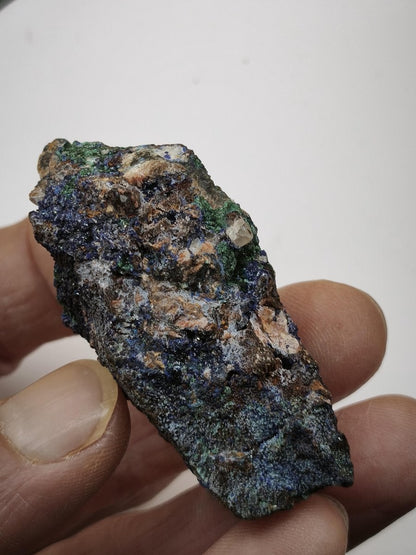 Azurit & Chrysokoll aus Marokko Stufe Heilstein Edelstein Mineral Sammler - Art of Nature Berlin