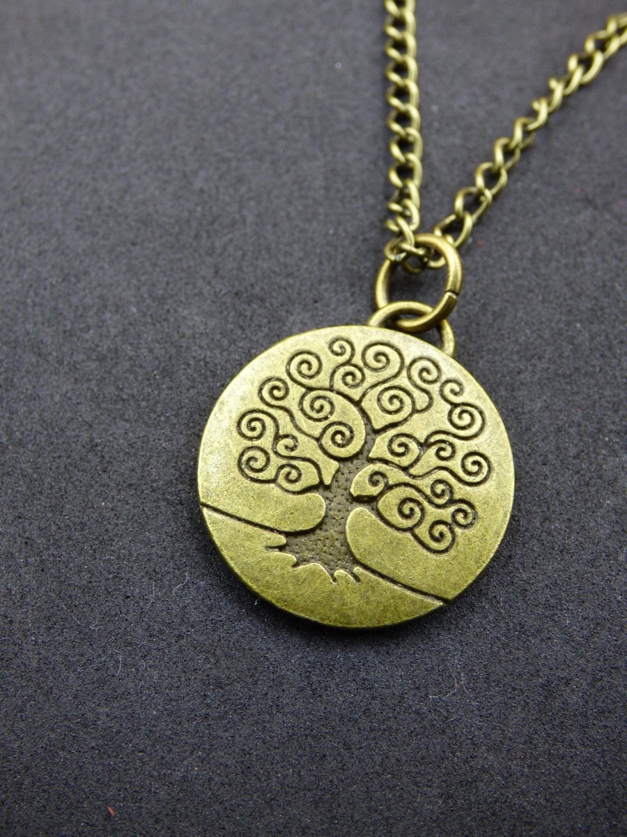 Baum - Kette Antik Bronze Geschenk Freundin Er Sie Mann Frau Freundin Tochter Sohn Bruder Schwester Glück HIPPIE Vintage Ethno Anhänger - Art of Nature Berlin