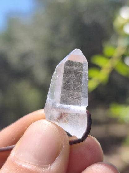 Bergkristall / Clear Quarz Spitze A - Edelstein Kette Natur Klar Schutz Heilstein Kristall Mann Frau Er Sie Geschenk Freund Glück Chakra - Art of Nature Berlin