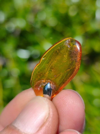 Bernstein (Baltikum) natürlich golden - 925 Sterling Silber - Edelstein Kette Geschenk Mann Frau Er Sie Freundin Filigran (Kopie) (Kopie) (Kopie) - Art of Nature Berlin