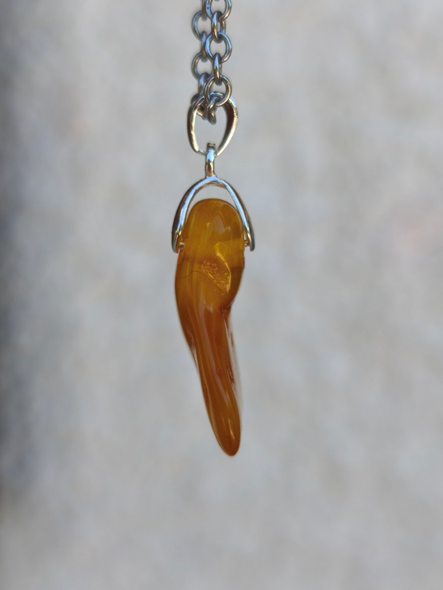 Bernstein (Baltikum) natürlich golden - 925 Sterling Silber - Edelstein Kette Geschenk Mann Frau Er Sie Freundin Filigran (Kopie) (Kopie) (Kopie) (Kopie) - Art of Nature Berlin