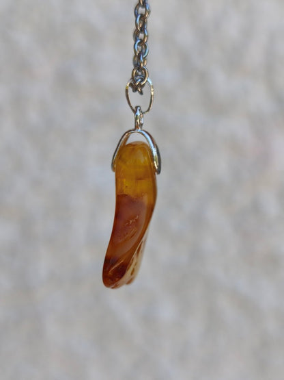 Bernstein (Baltikum) natürlich golden - 925 Sterling Silber - Edelstein Kette Geschenk Mann Frau Er Sie Freundin Filigran (Kopie) (Kopie) (Kopie) (Kopie) - Art of Nature Berlin