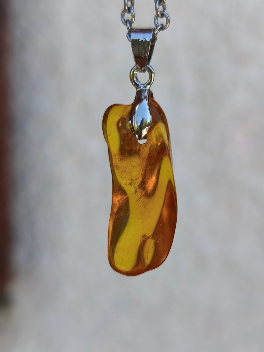 Bernstein (Baltikum) natürlich golden - 925 Sterling Silber - Edelstein Kette Geschenk Mann Frau Er Sie Freundin Filigran (Kopie) (Kopie) (Kopie) (Kopie) (Kopie) - Art of Nature Berlin