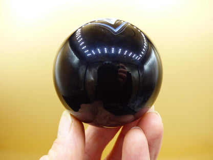 Black Sardonyx - Edelstein Kugel Natur Heilstein Deko Sphere Kristall Geschenk Er Sie Haus Einweihung Wohnung Energie Kraft Meditation - Art of Nature Berlin
