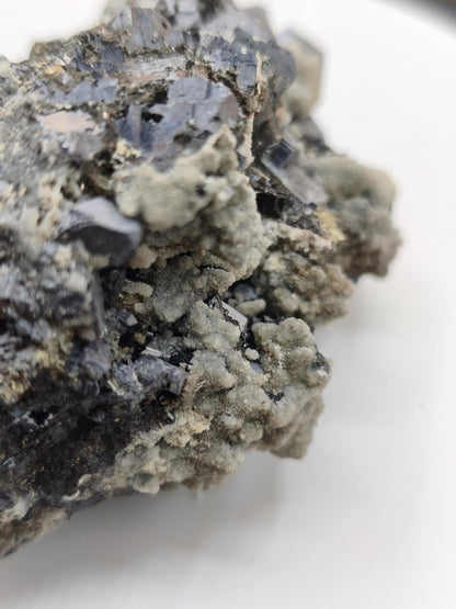 Bleiglanz Galenit mit Zinkblende, Pyrit & Calcit – Madan, Bulgarien – 308 g Mehrmineral Stufe Kristall Sammler Mineralien Geschenk Unikat - Art of Nature Berlin