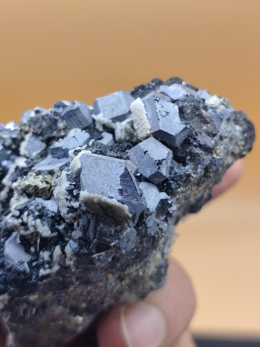 Bleiglanz Galenit mit Zinkblende, Pyrit & Calcit – Madan, Bulgarien – 308 g Mehrmineral Stufe Kristall Sammler Mineralien Geschenk Unikat - Art of Nature Berlin