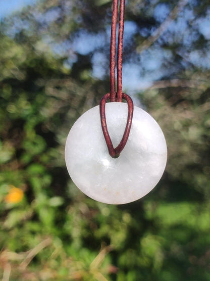 Burma Jade Donut *Rarität* ~ Edelstein Kette Mann Frau Natur Heilstein Kraft Energie Rarität Kristall Er Sie Anhänger Natur Geschenk grün - Art of Nature Berlin