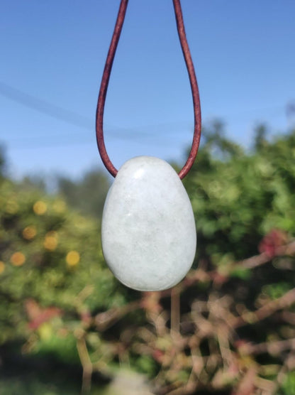 Burma Jade *Rarität* ~ Edelstein Kette HIPPIE Boho Ethno Natur Heilstein Rarität Kristalle Schmuck Anhänger Natur Kraft Stein Geschenk grün - Art of Nature Berlin
