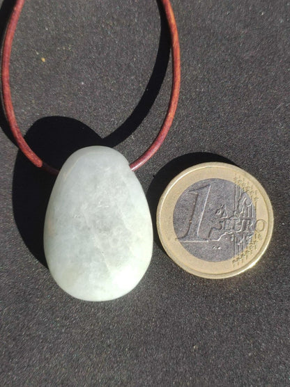 Burma Jade *Rarität* ~ Edelstein Kette HIPPIE Boho Ethno Natur Heilstein Rarität Kristalle Schmuck Anhänger Natur Kraft Stein Geschenk grün - Art of Nature Berlin