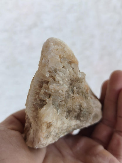 Calcite Geode – Attavyros, Insel Rhodos Griechenland Sammler Mineralien Kristall Deko Selbstfund Geschenk Haus Wohnen Energie Altar Schön - Art of Nature Berlin