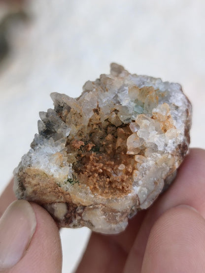 Calcite Roh Kristall Stufe – Attavyros, Insel Rhodos Griechenland Sammler Mineralien Kristall Deko Selbstfund Geschenk Haus Wohnen gelb - Art of Nature Berlin