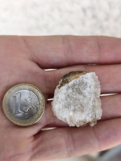 Calcite Roh Kristall Stufe – Attavyros, Insel Rhodos Griechenland Sammler Mineralien Kristall Deko Selbstfund Geschenk Haus Wohnen gelb - Art of Nature Berlin