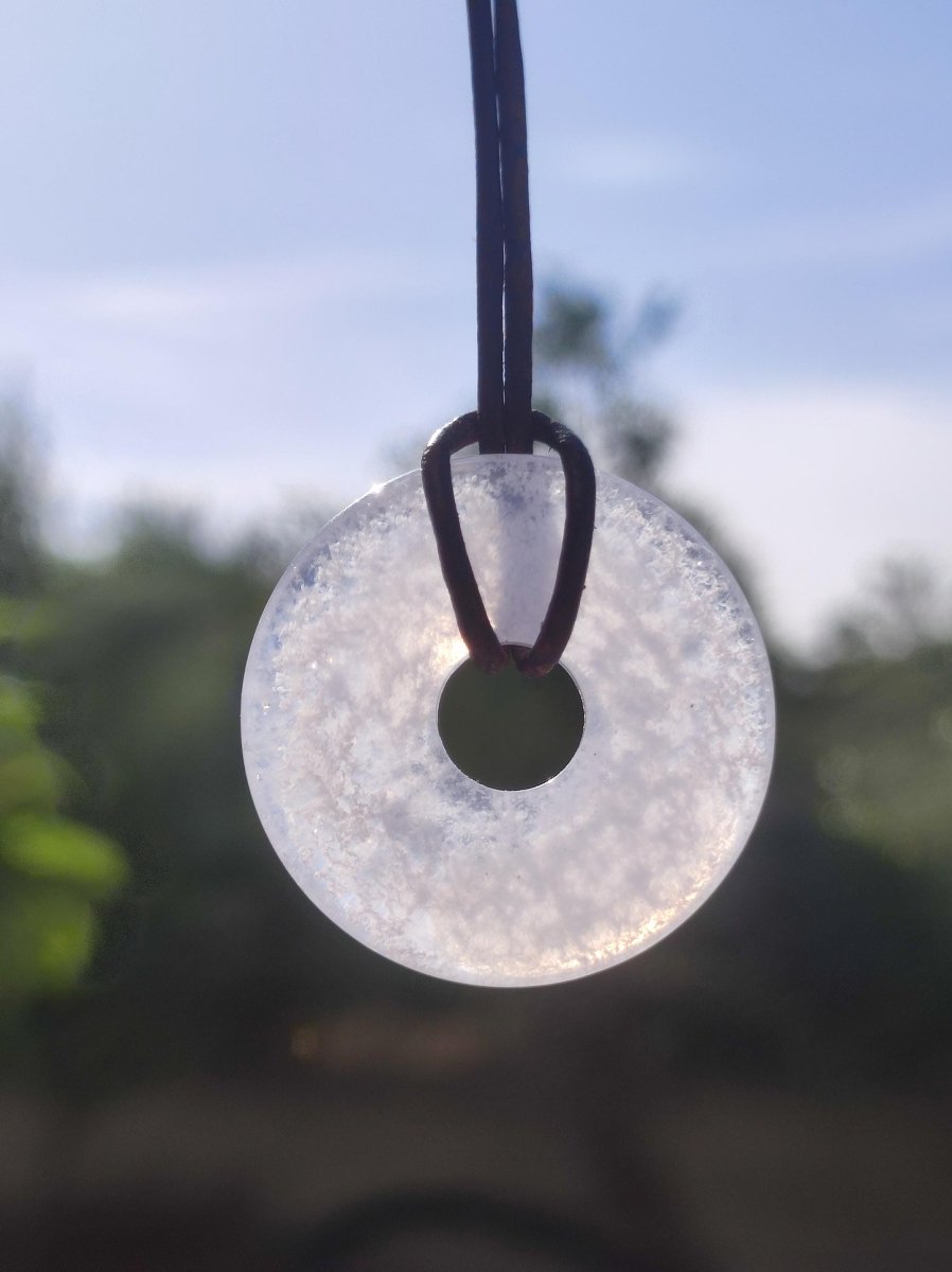 Chalcedon Blau / Blue Laze Edelstein Kette blau Natur Rarität Schutzsymbol Heilstein Kristall Boho Schmuck Kind Mann Frau Geschenk Er Sie - Art of Nature Berlin