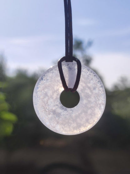 Chalcedon Blau / Blue Laze Edelstein Kette blau Natur Rarität Schutzsymbol Heilstein Kristall Boho Schmuck Kind Mann Frau Geschenk Er Sie - Art of Nature Berlin