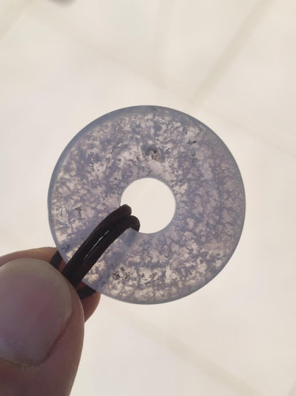 Chalcedon Blau / Blue Laze Edelstein Kette blau Natur Rarität Schutzsymbol Heilstein Kristall Boho Schmuck Kind Mann Frau Geschenk Er Sie - Art of Nature Berlin