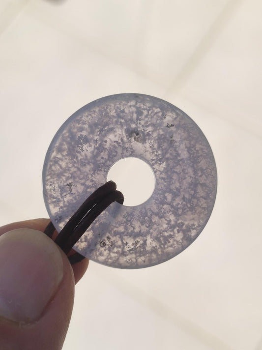 Chalcedon Blau / Blue Laze Edelstein Kette blau Natur Rarität Schutzsymbol Heilstein Kristall Boho Schmuck Kind Mann Frau Geschenk Er Sie - Art of Nature Berlin