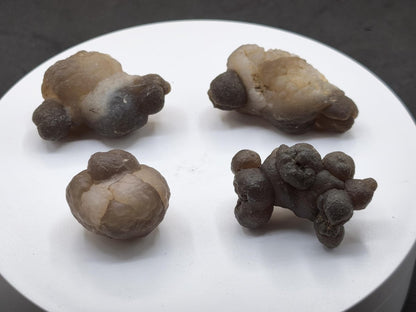 Chalcedon-Knollen aus Marokko – 4 Naturunikate zur Auswahl – 29–45 mm Natur Heilstein Sammler Stufe Kristalle - Art of Nature Berlin
