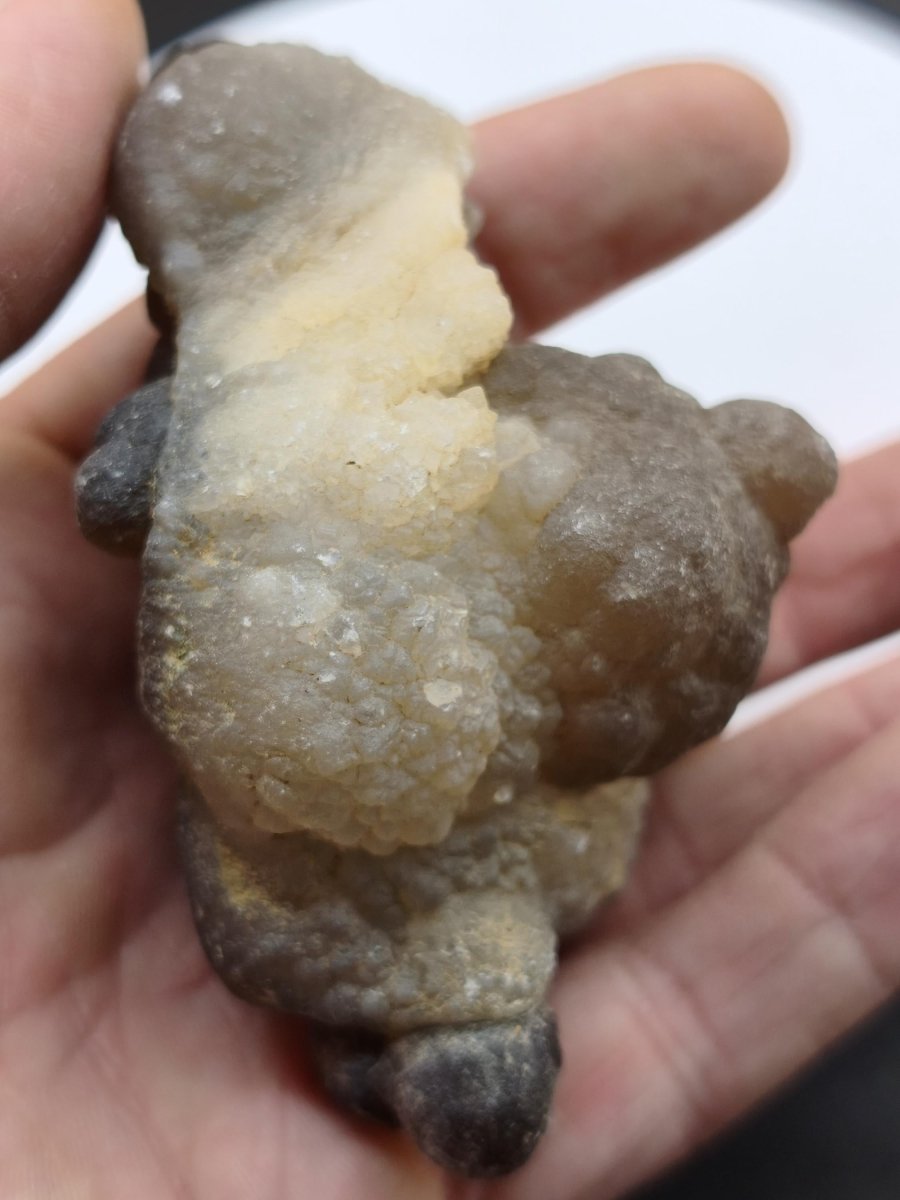 Chalcedon Stufe Knolle Kristall Edelstein Deko Sammler Mineralien Natur Heilstein Roh groß Unikat Wohnen Geschenk Marokko - Art of Nature Berlin