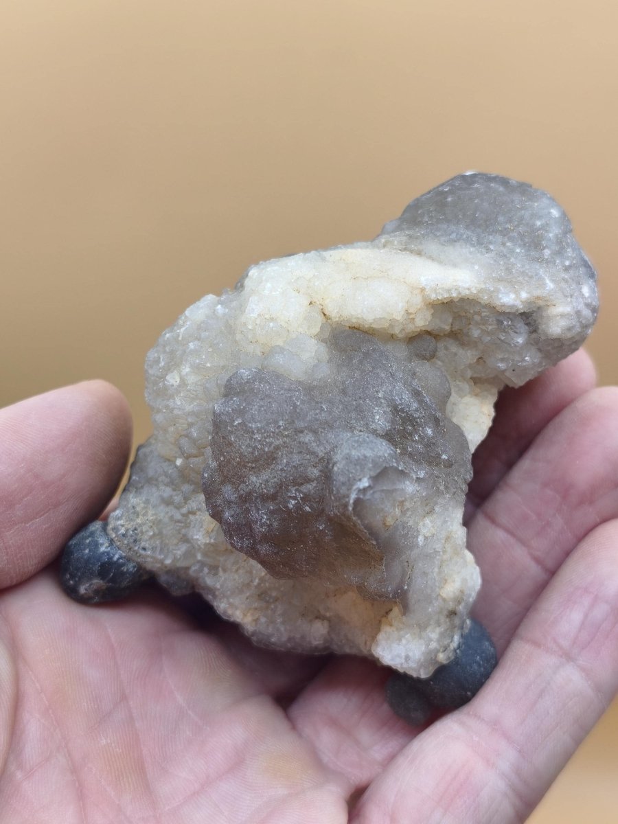 Chalcedon Stufe Knolle Kristall Edelstein Deko Sammler Mineralien Natur Heilstein Roh groß Unikat Wohnen Geschenk Marokko - Art of Nature Berlin