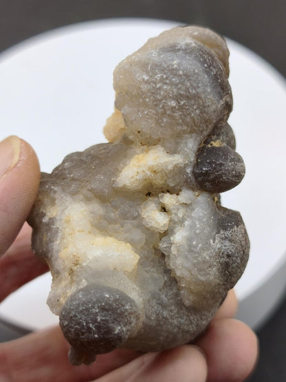Chalcedon Stufe Knolle Kristall Edelstein Deko Sammler Mineralien Natur Heilstein Roh groß Unikat Wohnen Geschenk Marokko - Art of Nature Berlin