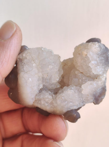 Chalcedon Stufe *neuer Fund* ~ Edelstein Wasserstein ~HIPPIE ~GOA ~Boho ~Ethno ~Nature ~Heilstein Sammler Stufe Roh Mineralien - Art of Nature Berlin