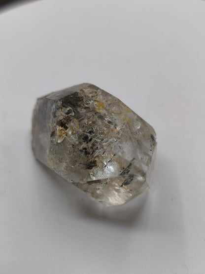 Chloritquarz aus Erongo Namibia | Klarer Bergkristall mit schwarzen Chlorit-Einschlüssen | Natur Kristall Unikat Stufe Sammler Mineral - Art of Nature Berlin