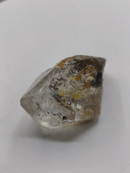 Chloritquarz aus Erongo Namibia | Klarer Bergkristall mit schwarzen Chlorit-Einschlüssen | Natur Kristall Unikat Stufe Sammler Mineral - Art of Nature Berlin
