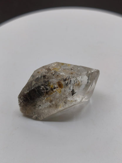 Chloritquarz aus Erongo Namibia | Klarer Bergkristall mit schwarzen Chlorit-Einschlüssen | Natur Kristall Unikat Stufe Sammler Mineral - Art of Nature Berlin