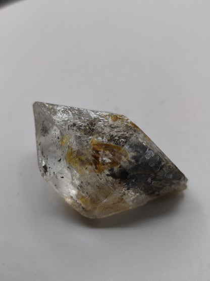 Chloritquarz aus Erongo Namibia | Klarer Bergkristall mit schwarzen Chlorit-Einschlüssen | Natur Kristall Unikat Stufe Sammler Mineral - Art of Nature Berlin