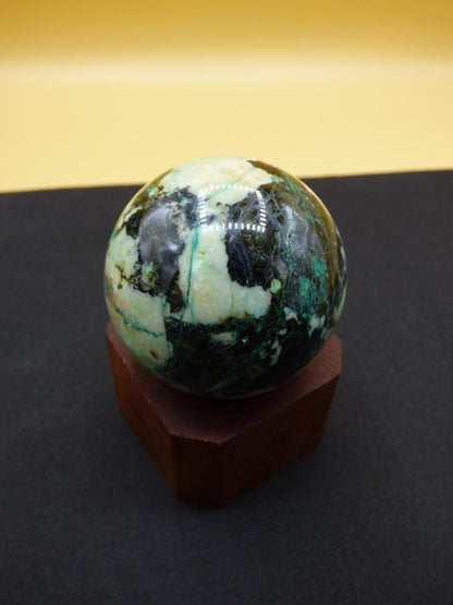 Chrysocoll AAA Sphere ~ Magische Edelstein Kugel Massage & Deko Crystal Meditation Heilstein Rarität Sammler Mineral Rund Chrysokolla Boh - Art of Nature Berlin