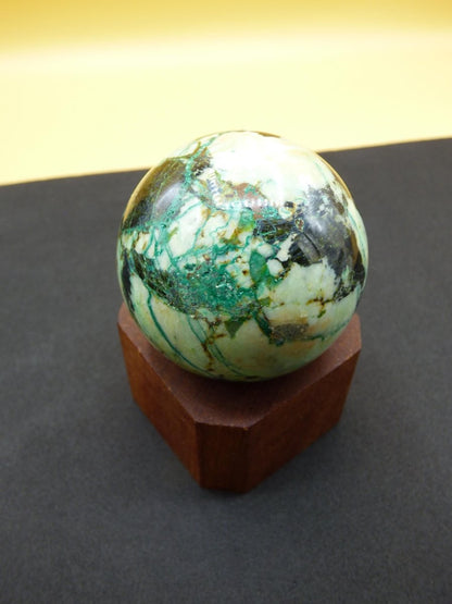 Chrysocoll AAA Sphere ~ Magische Edelstein Kugel Massage & Deko Crystal Meditation Heilstein Rarität Sammler Mineral Rund Chrysokolla Boh - Art of Nature Berlin