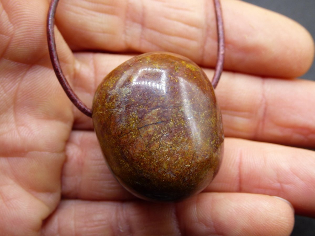 Chrysocoll Chrysokoll Chrysocolla Edelstein Kette blau Natur HIPPIE GOA Boho Ethno Heilstein Kristalle Schmuck Anhänger Mann Frau Geschenk - Art of Nature Berlin