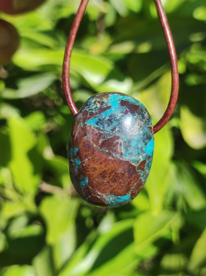 Chrysocoll Chrysokoll Chrysocolla Edelstein Kette Heilstein Er Sie Mann Frau Glück HIPPIE GOA Boho Tibet Ethno Natur Rarität Geschenk Selten - Art of Nature Berlin