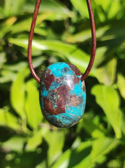 Chrysocoll Chrysokoll Chrysocolla Edelstein Kette Heilstein Er Sie Mann Frau Glück HIPPIE GOA Boho Tibet Ethno Natur Rarität Geschenk Selten - Art of Nature Berlin