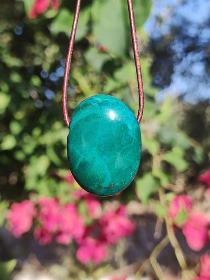 Chrysocoll Chrysokoll Chrysocolla Edelstein Kette Heilstein Er Sie Mann Frau Glück HIPPIE GOA Boho Tibet Ethno Natur Rarität Geschenk Selten - Art of Nature Berlin