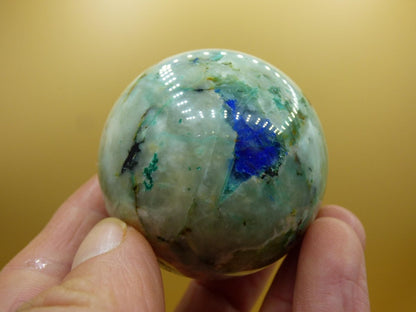 Chrysocoll Quantum Quattro AAA Sphere ~ Magische Edelstein Kugel Massage & Deko Crystal Meditation Heilstein Rarität Sammler Chrysokolla - Art of Nature Berlin
