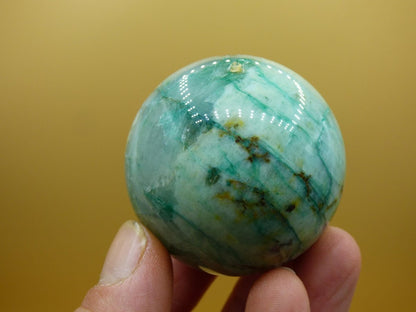 Chrysocoll Quantum Quattro AAA Sphere ~ Magische Edelstein Kugel Massage & Deko Crystal Meditation Heilstein Rarität Sammler Chrysokolla - Art of Nature Berlin