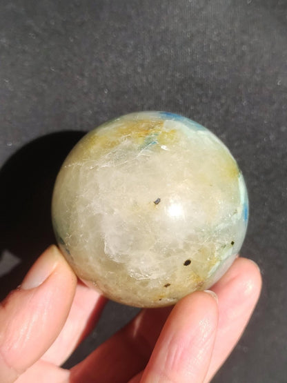 Chrysocoll Quantum Quattro AAA Sphere ~ Magische Edelstein Kugel Massage & Deko Crystal Meditation Heilstein Rarität Sammler Chrysokolla - Art of Nature Berlin